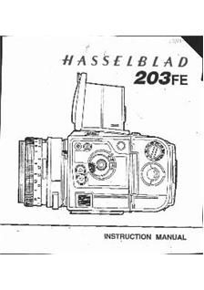 Hasselblad 203 FE manual. Camera Instructions.